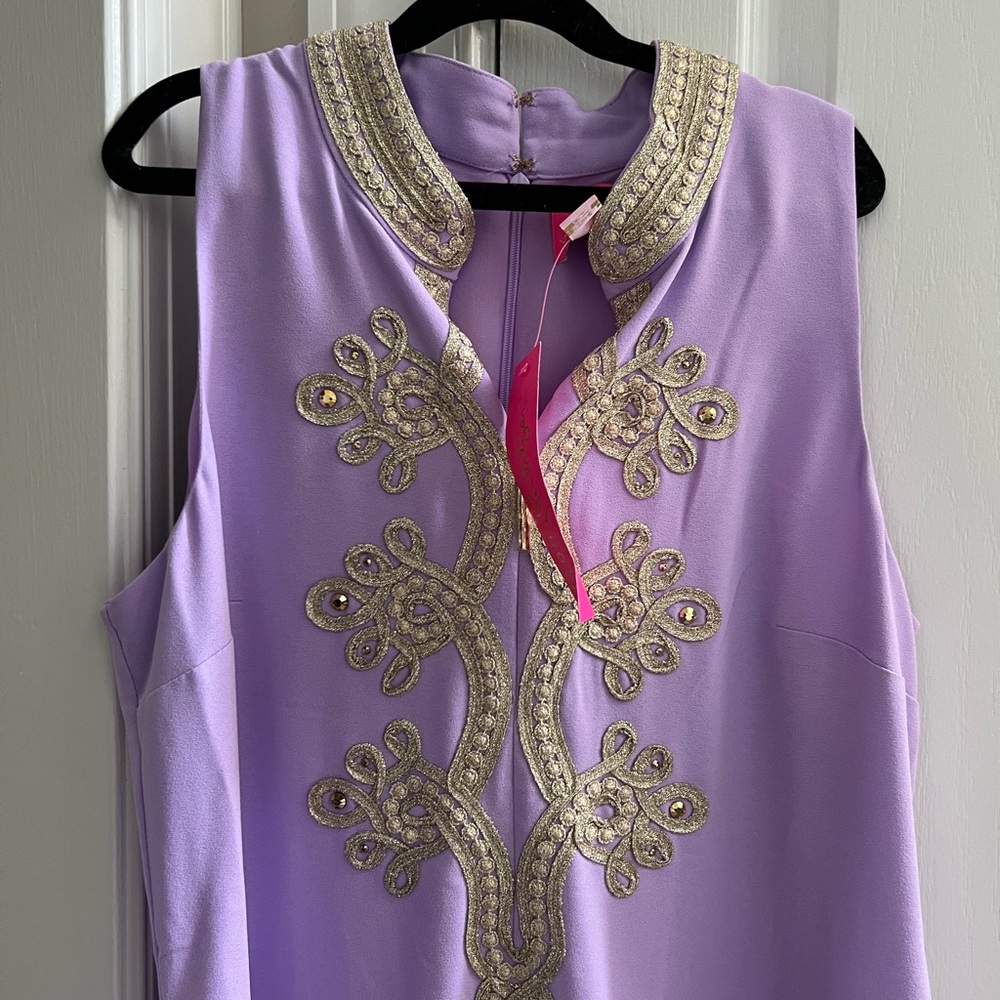 NWT size 6 Jane dress purple iris color maxi Lilly Pulitzer